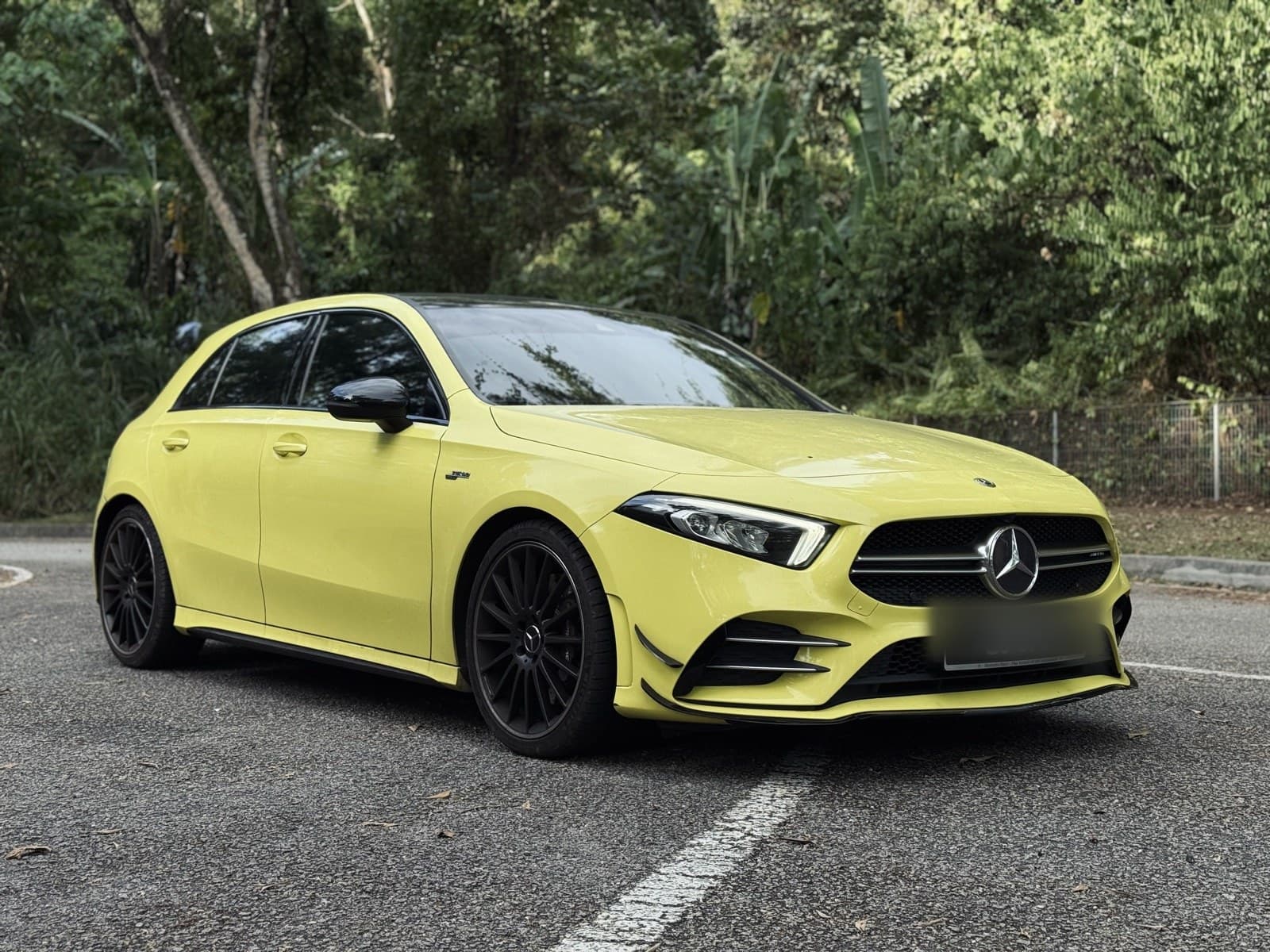 2023 Mercedes-AMG A35 available for sports car hire in Kuala Lumpur