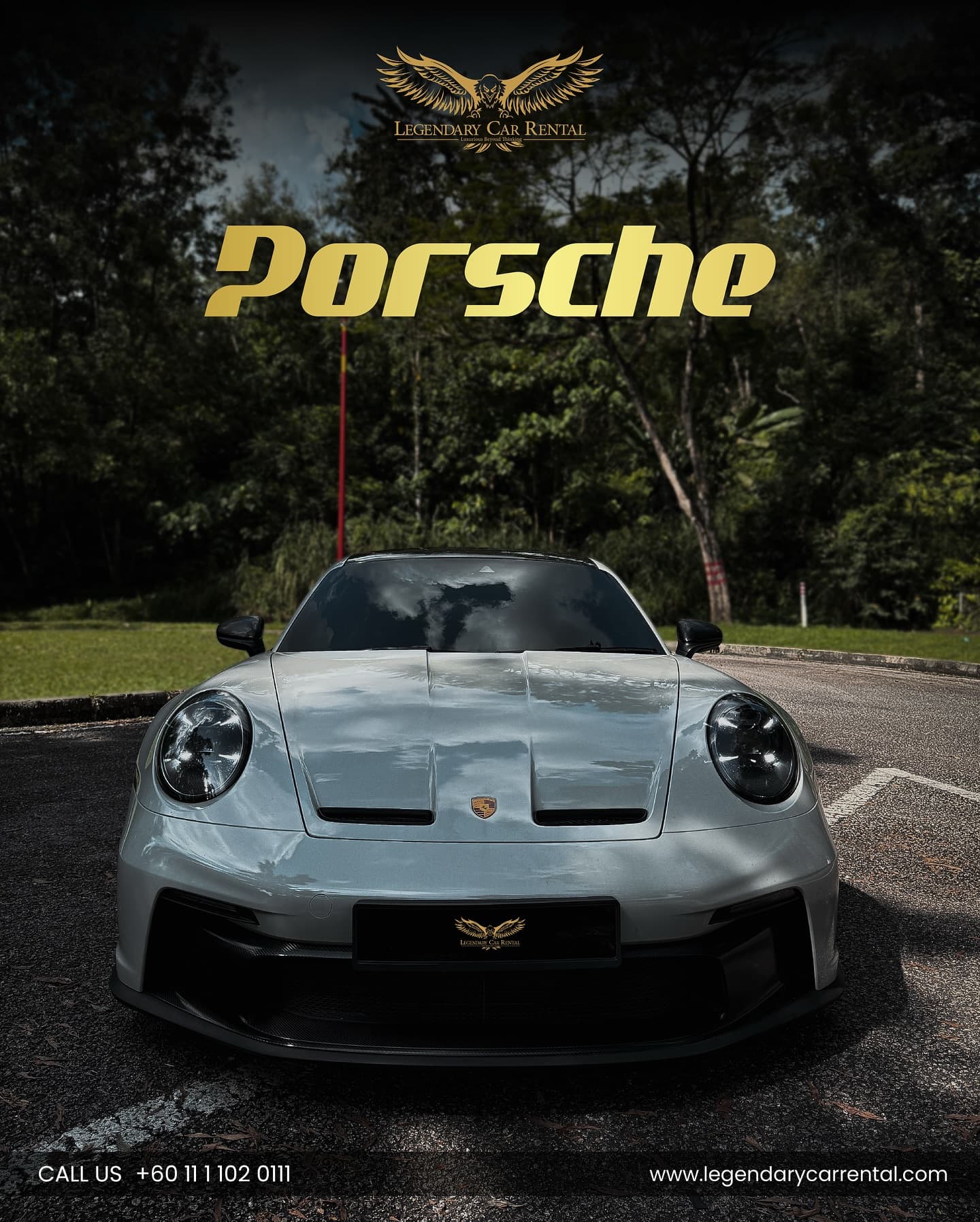 2023 Porsche 911 GT3 available for sports car hire in Kuala Lumpur