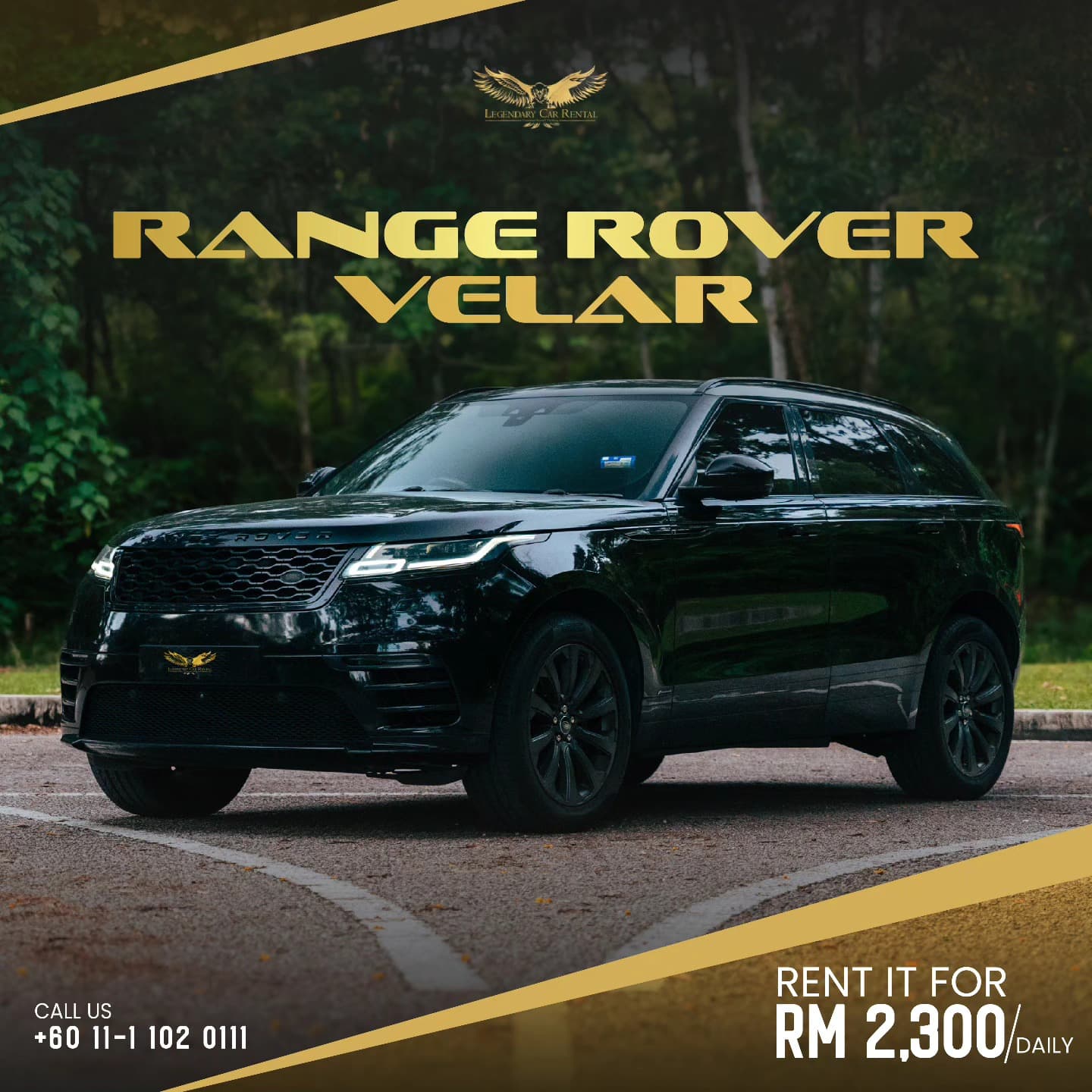 2023 Range Rover Velar available for sports car hire in Kuala Lumpur